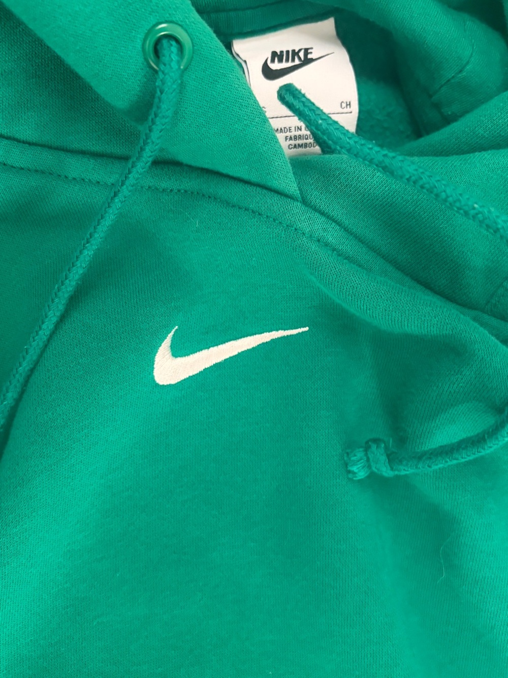 Nike Women's Teal Green  Hoodie - Picture 2 of 4